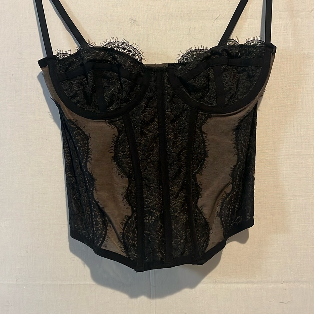 Urban Outfitters Out from Under black lace corset top